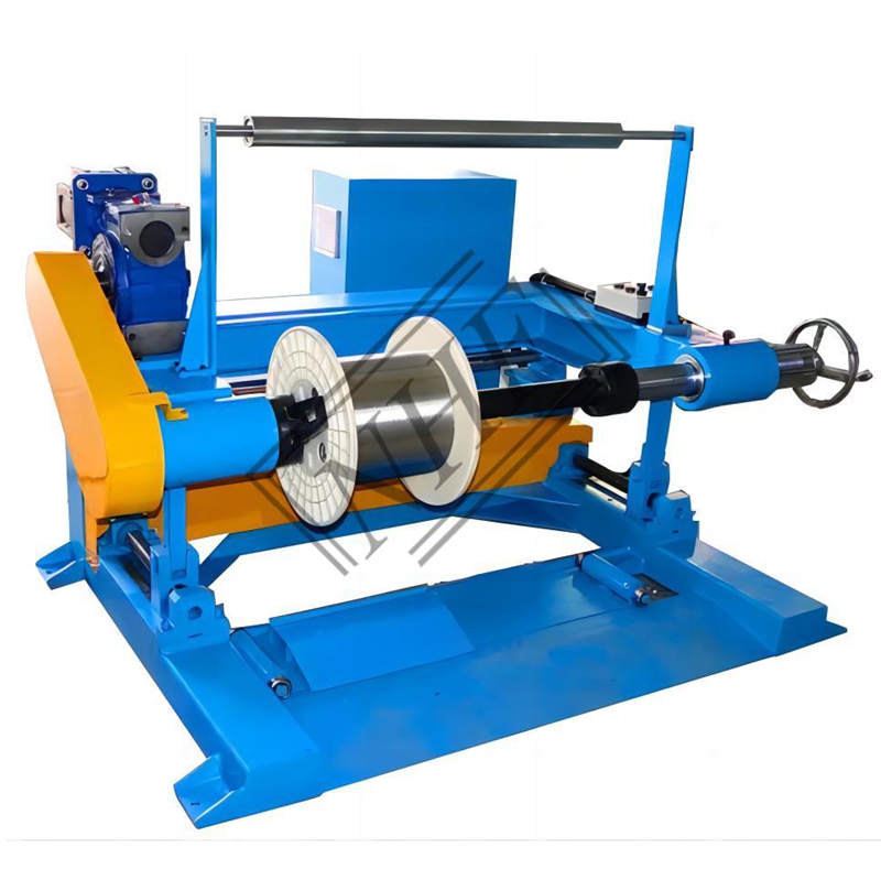Shaftless active tension pay-off