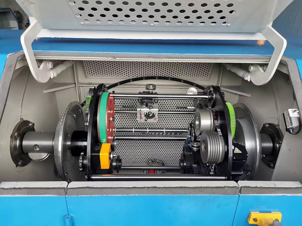 500 Double Twist Bunching Machine internal structure diagram